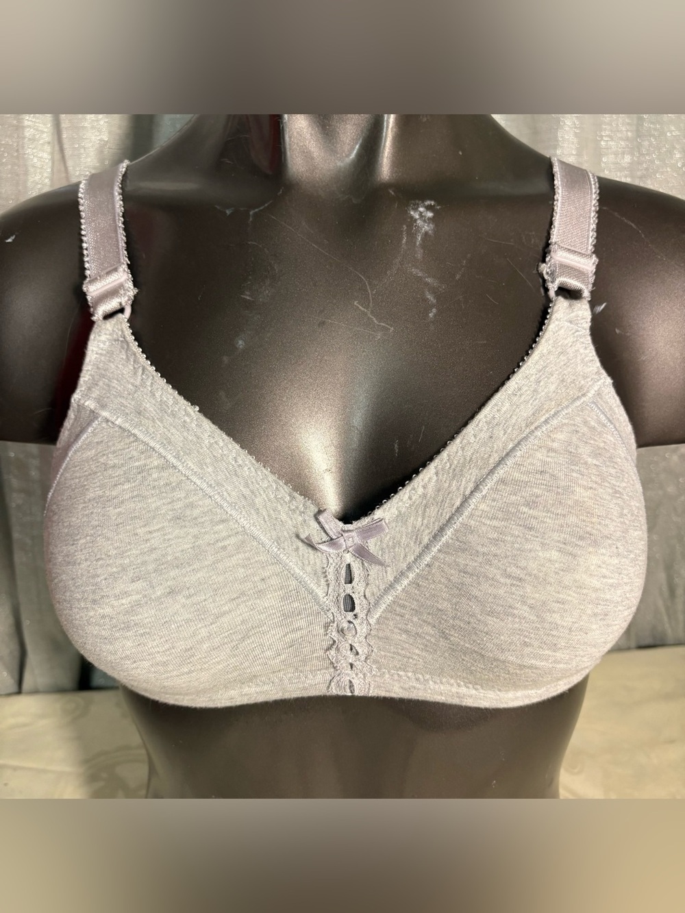 Bali Wireless Comfort Bra - Light Gray